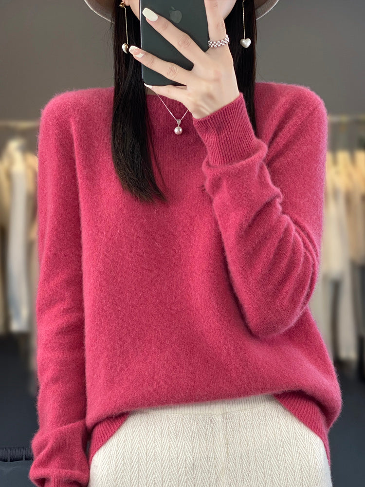 Damen Strickpullover Elegance Langarm