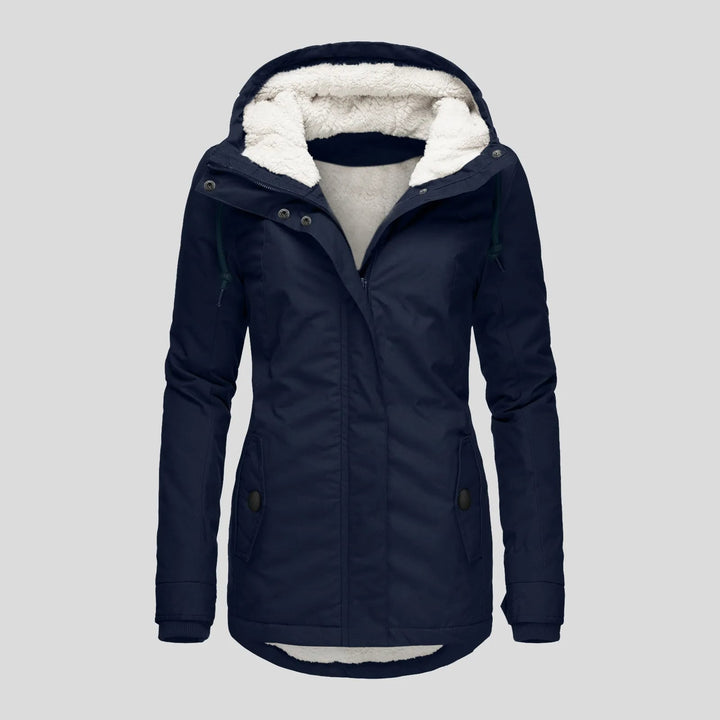 Warme Winterjacke Damen Gefüttert