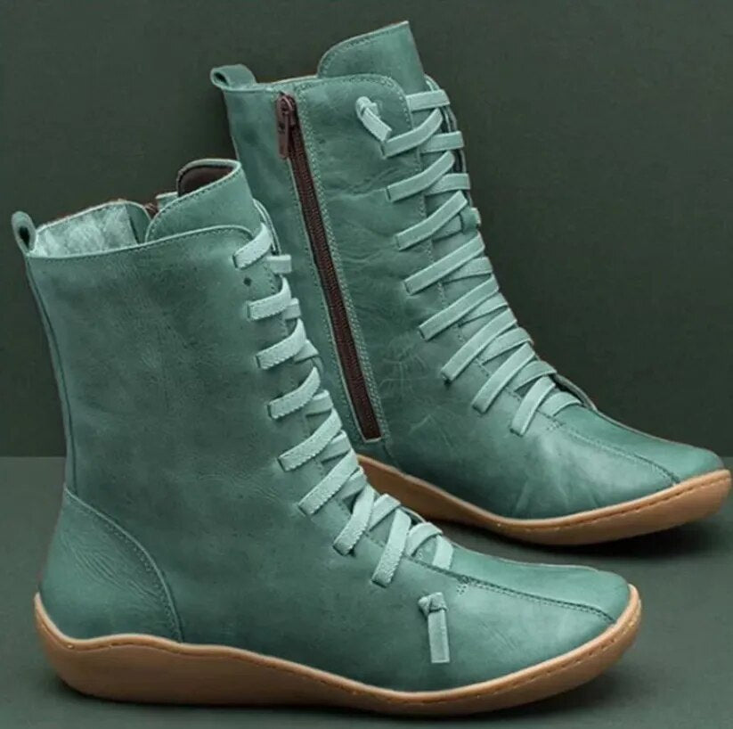 Robuste Winterstiefel aus Echleder