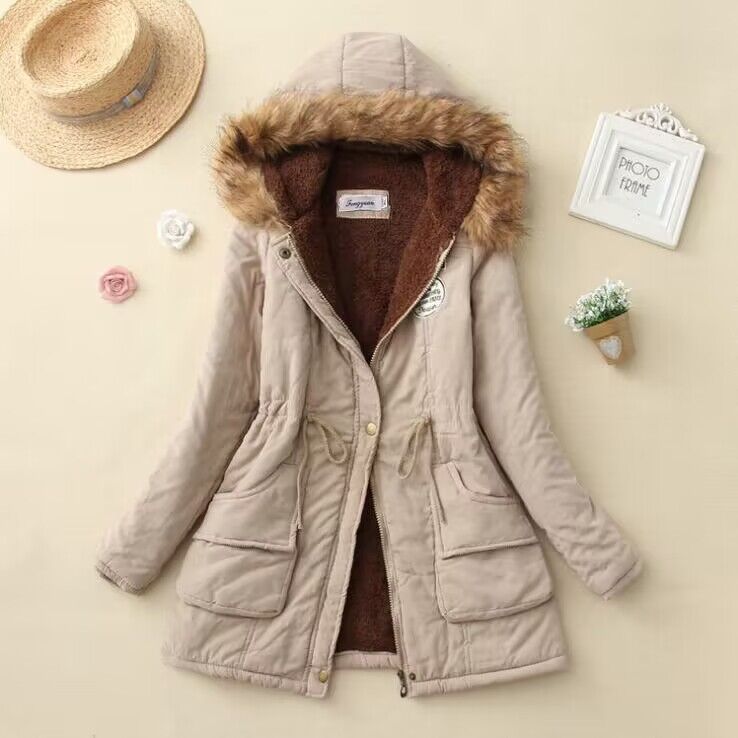 Winter Parka Jacke Warm Pelzkapuze