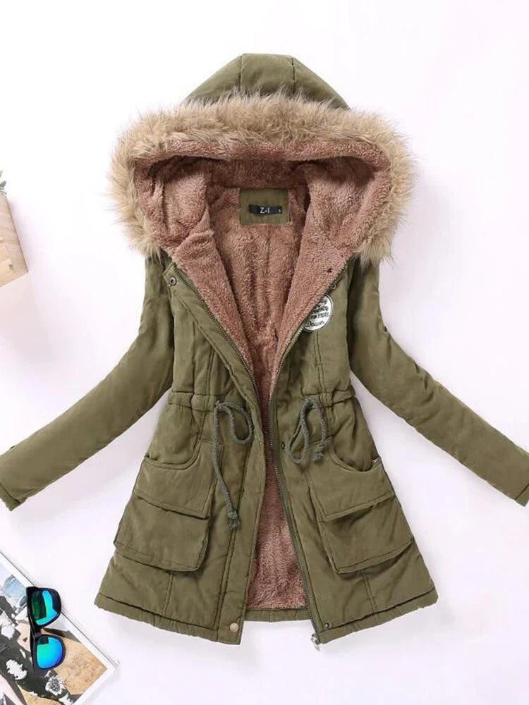 Weiche Fleecejacke Damen Warm Kuschelig