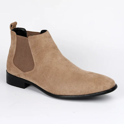 Herren Chelsea Stiefel Elastisch Schnellhlese - IdealeKleiden