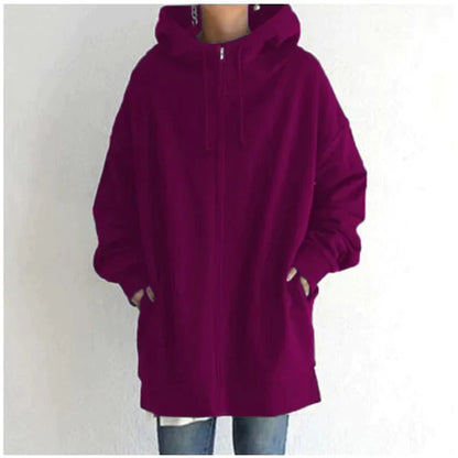 Damen Kapuzenpullover Warm Fleece Herbst Winter