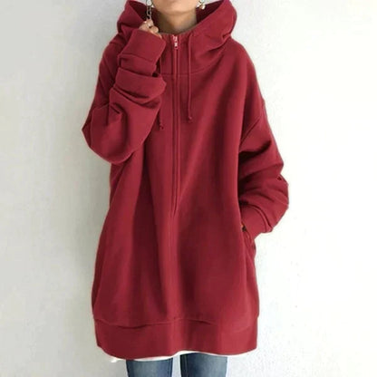 Damen Kapuzenpullover Warm Fleece Herbst Winter