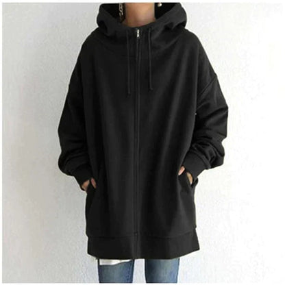 Damen Kapuzenpullover Warm Fleece Herbst Winter