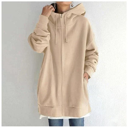 Damen Kapuzenpullover Warm Fleece Herbst Winter