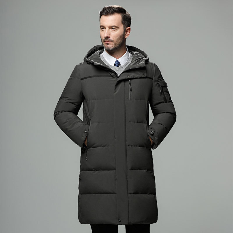 Warmes Winterkleid | Pufferjacke Lang Damen Verstellbar
