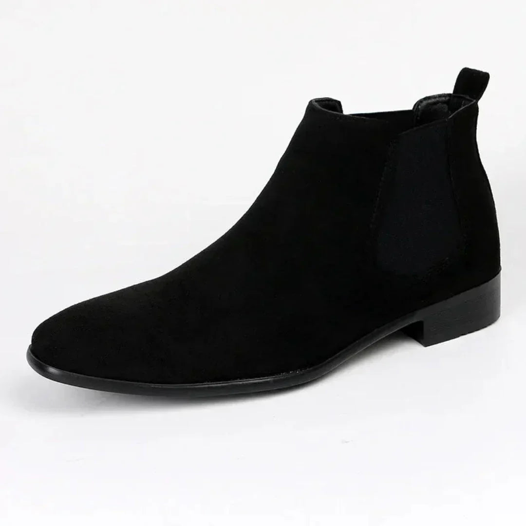 Herren Stiefel Spitze Elegant Lederschuhe