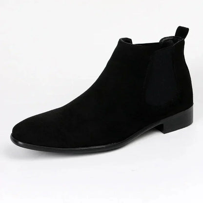 Herren Stiefel Spitze Elegant Lederschuhe