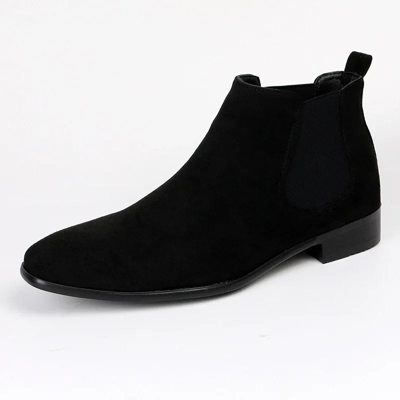 Stylische Chelsea Stiefel Herren Leder