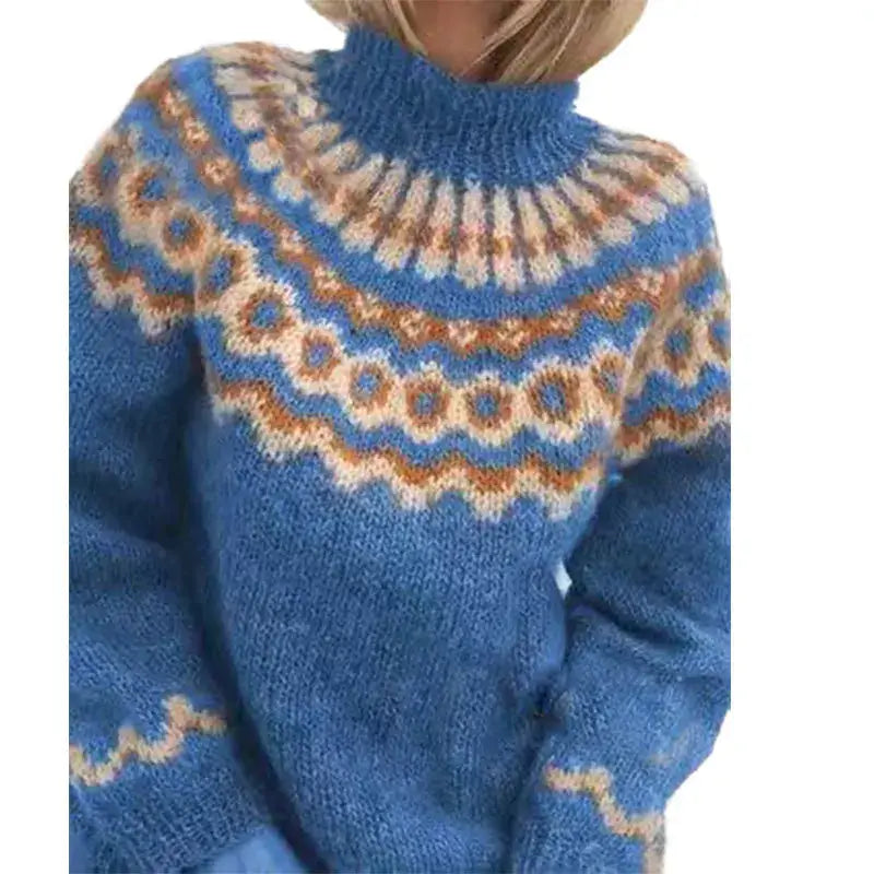 Weiche Strickpullover Damen Warm und Stilvoll