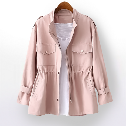 Damen Trenchcoat Herbst Modern