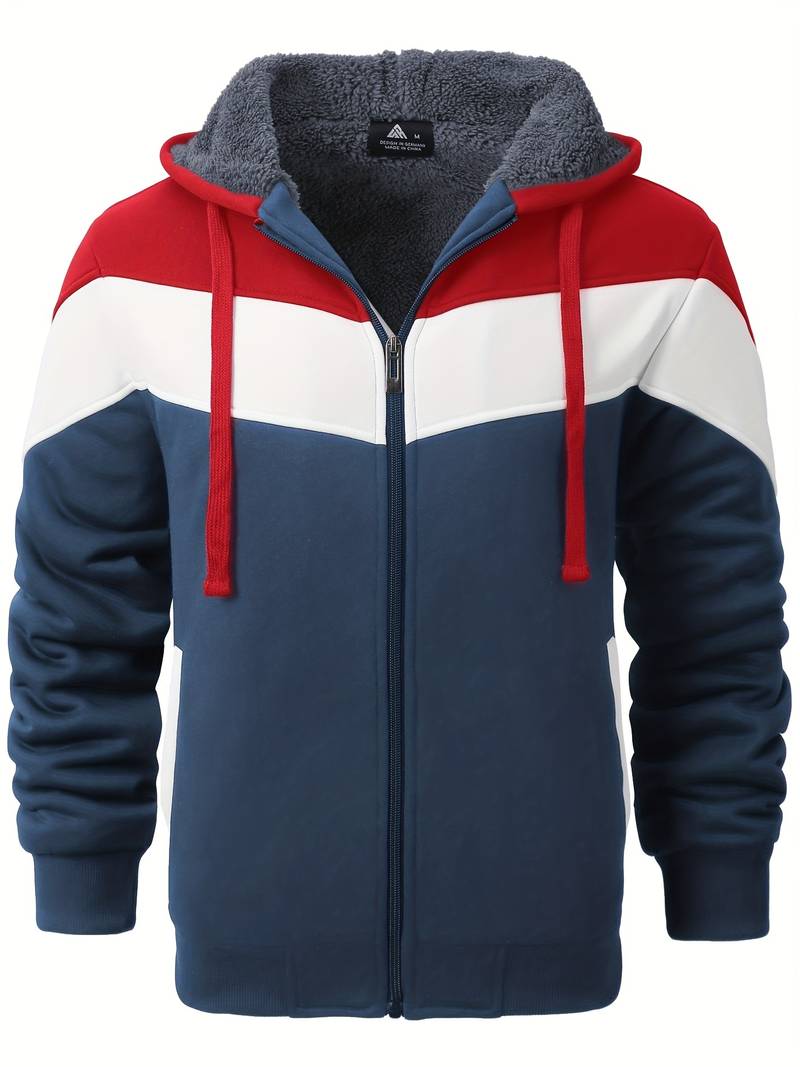 Herren Langarmjacke 3-Farben Trendy