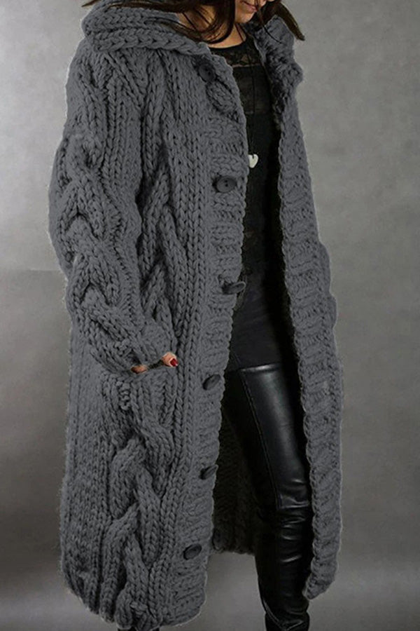 Große Größe Strickjacke Damen Pullover