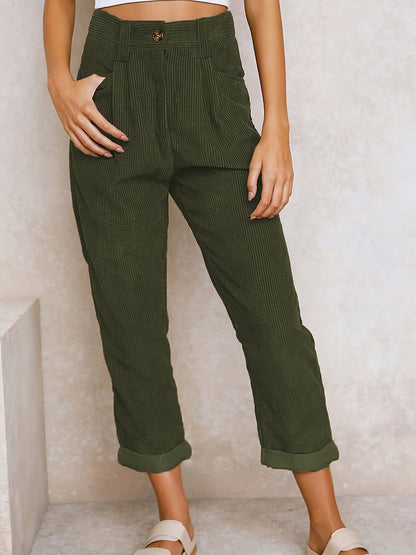 Elegante Damen Hose Gerades Bein Moderne Mode