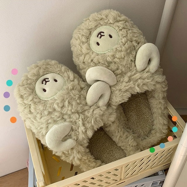 Weiche Plüsch-Tierenschuhe