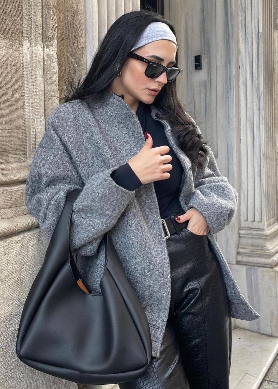 Elegante Bouclé Jacke Klassisch