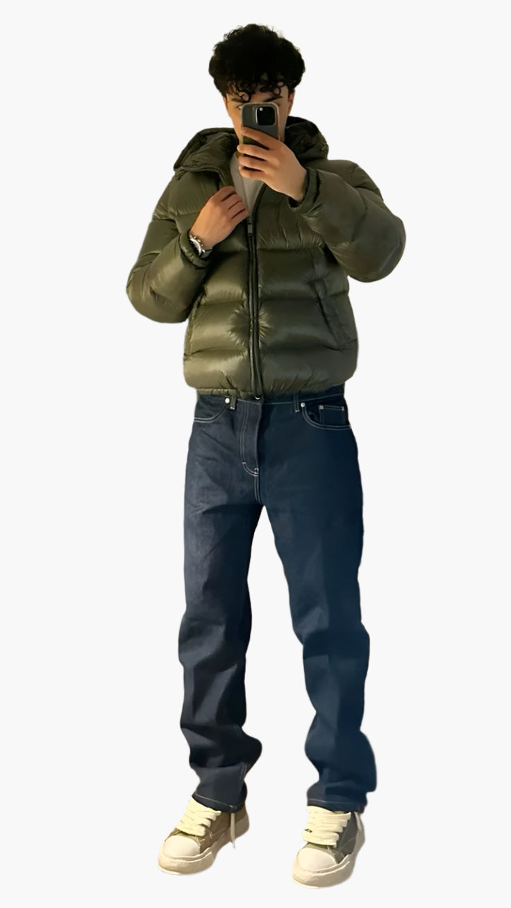 Warme Steppjacke Puffer Jacke Streetwear Winter