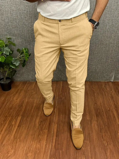 Herren Anzughose Halbformell Elegant