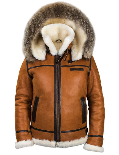 Elegante Damenjacke mit Kunstpelz