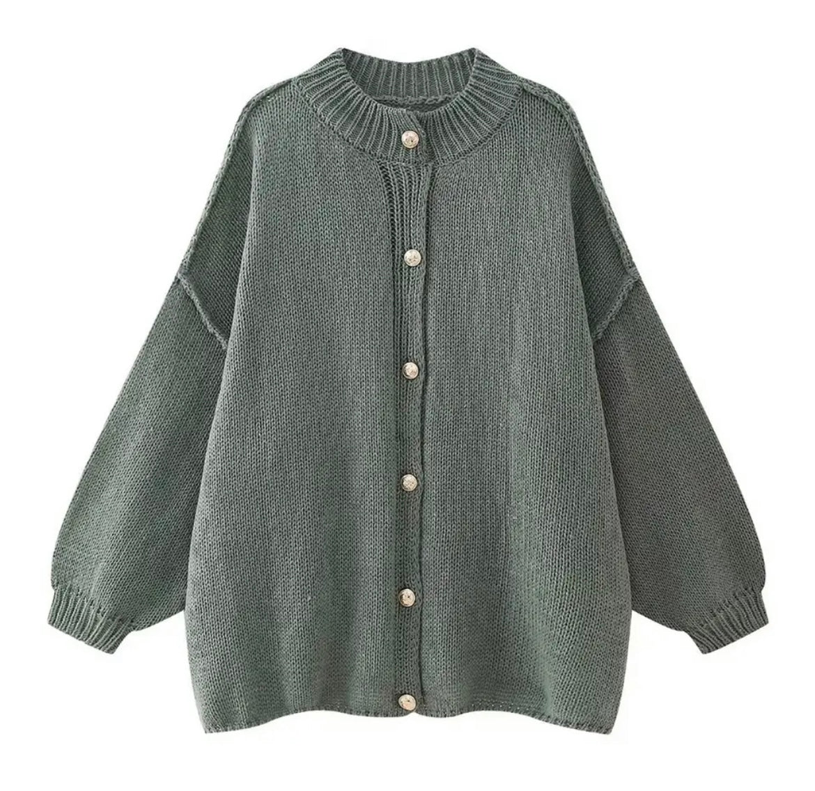 Weiche Strickjacke Oversized Damen