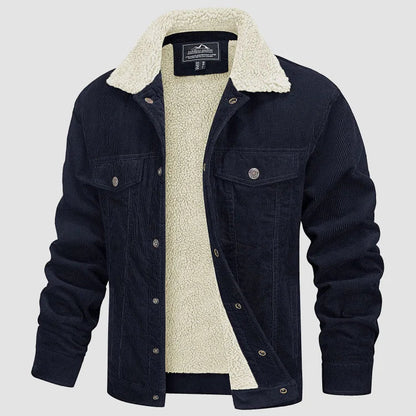 Modische Cordjacke Herren Trend
