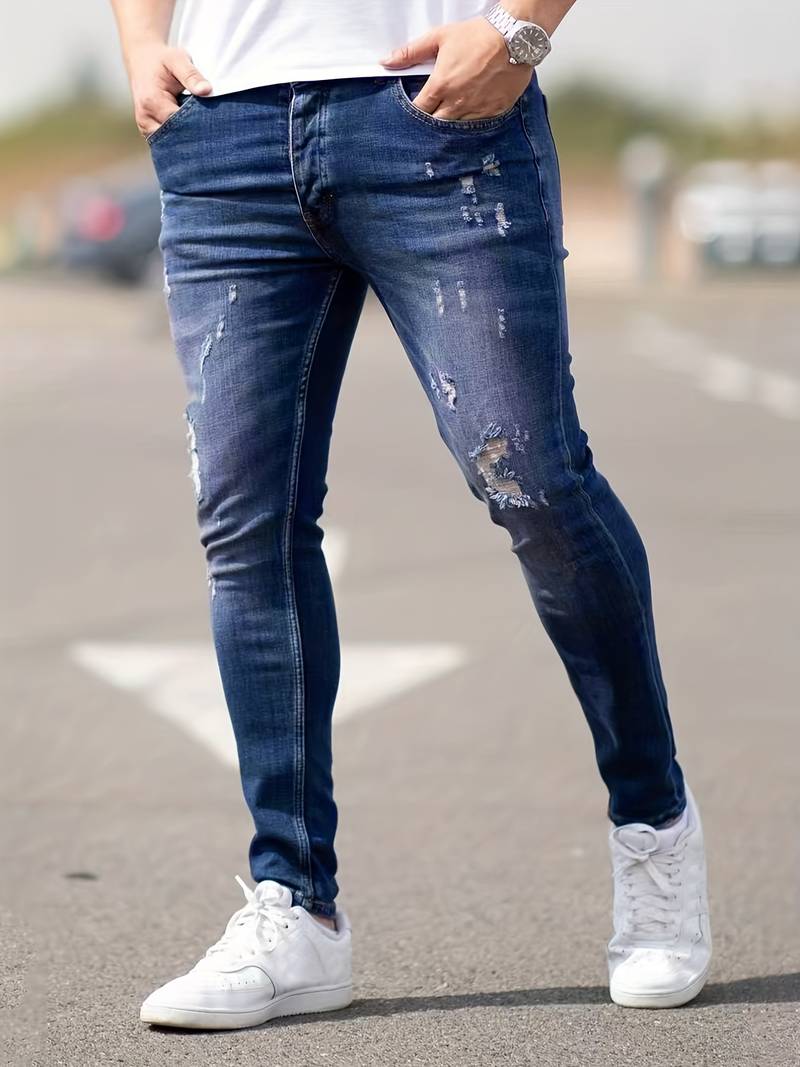 Rippen-Jeans für Männer Trendy Style