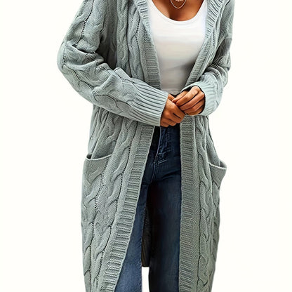 Kapuzenjacke Damen Lang Elegant