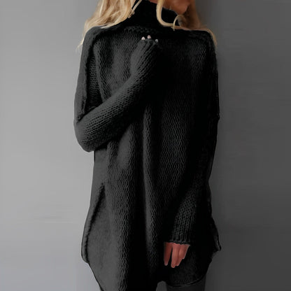 Elegante Damenstrickpullover Lang