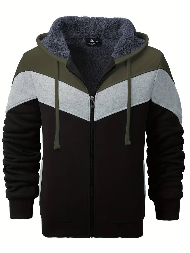 Herren Langarmjacke 3-Farben Trendy