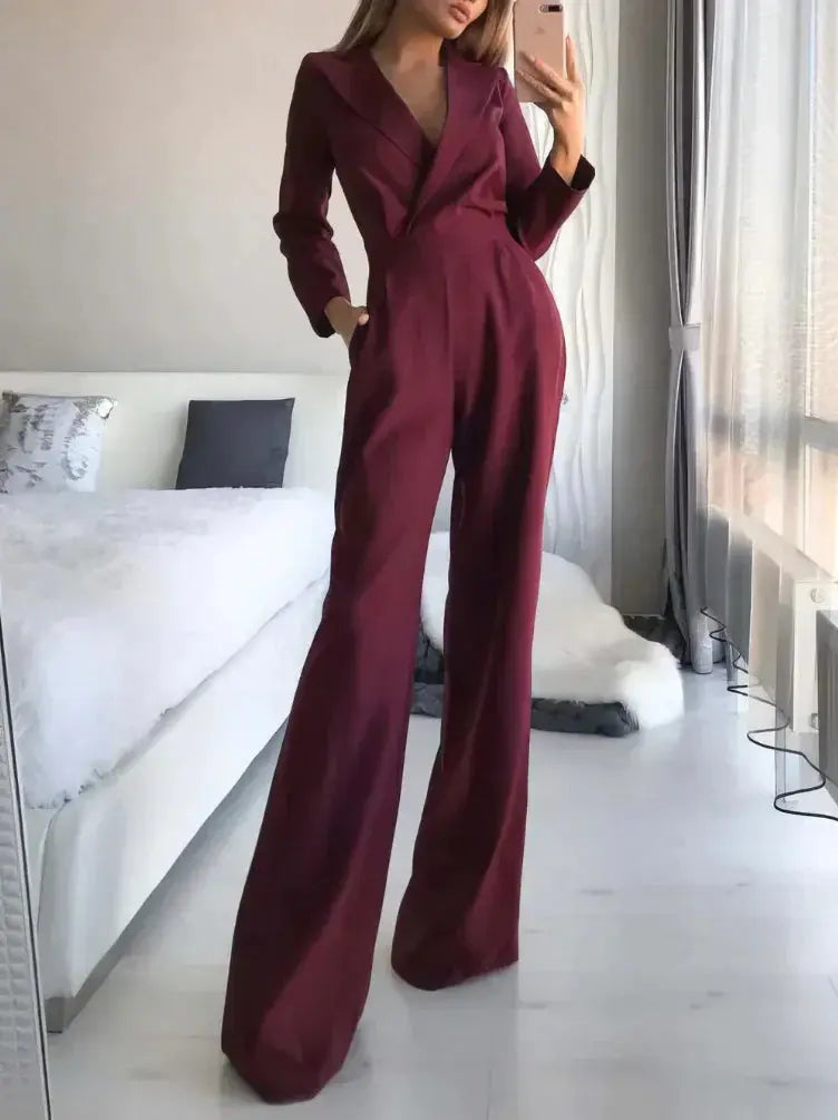Eleganter Winter Jumpsuit Zeitlos Chic