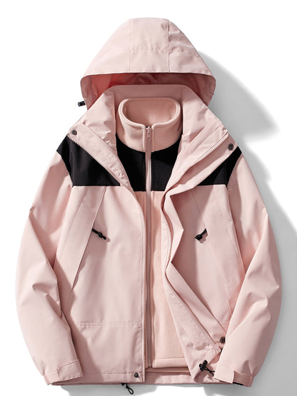 Praktische Winterjacke 3-in-1 Damen Herbst
