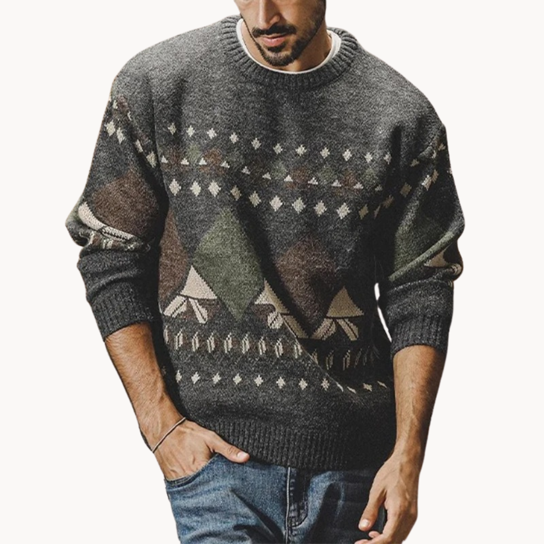 Elegante Damenpullover Retro Stil