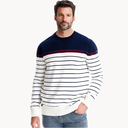 Streifenpullover Damen Baumwolle Modern