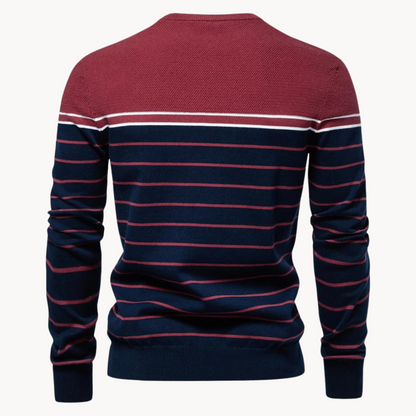 Streifenpullover Damen Baumwolle Modern