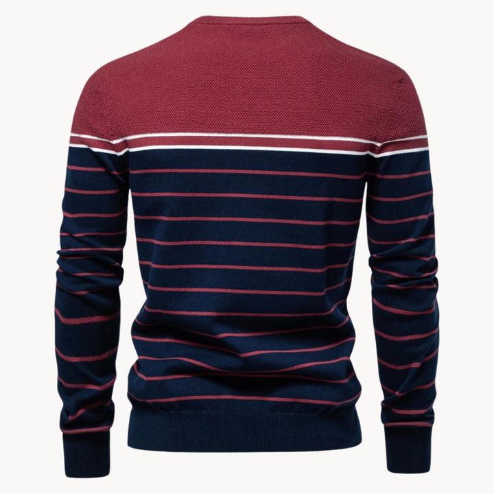 Streifenpullover Damen Baumwolle Modern