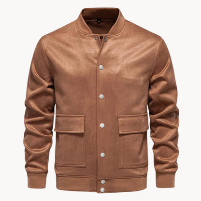 Leder Bomberjacke Herren Elegant