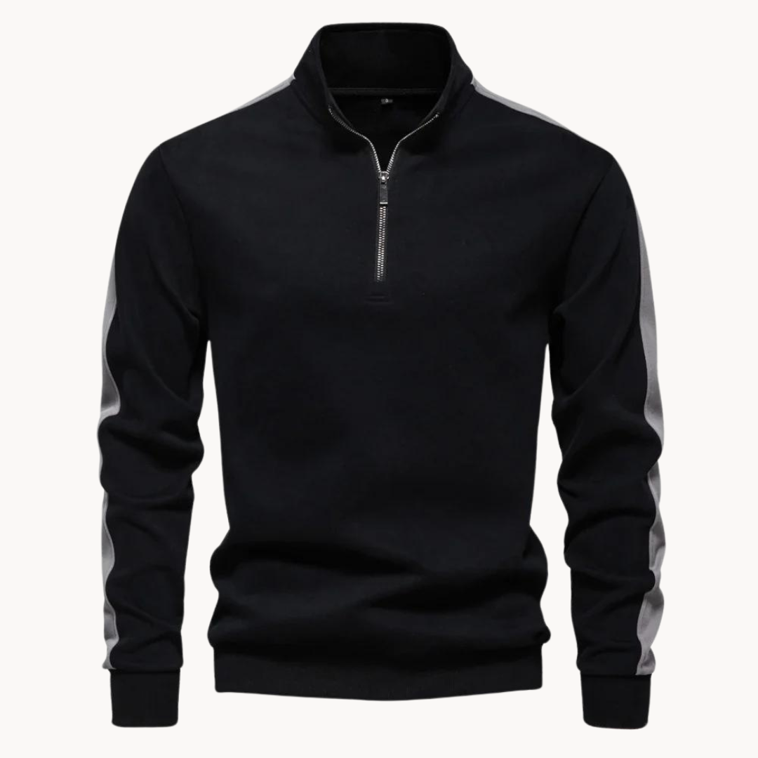 Elegante Pullover Damen | Luxus Sweater Viertelreißverschluss