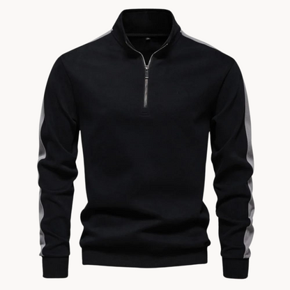 Elegante Pullover Damen | Luxus Sweater Viertelreißverschluss