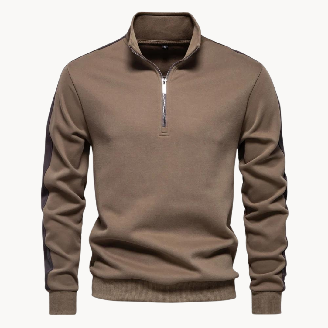 Elegante Pullover Damen | Luxus Sweater Viertelreißverschluss