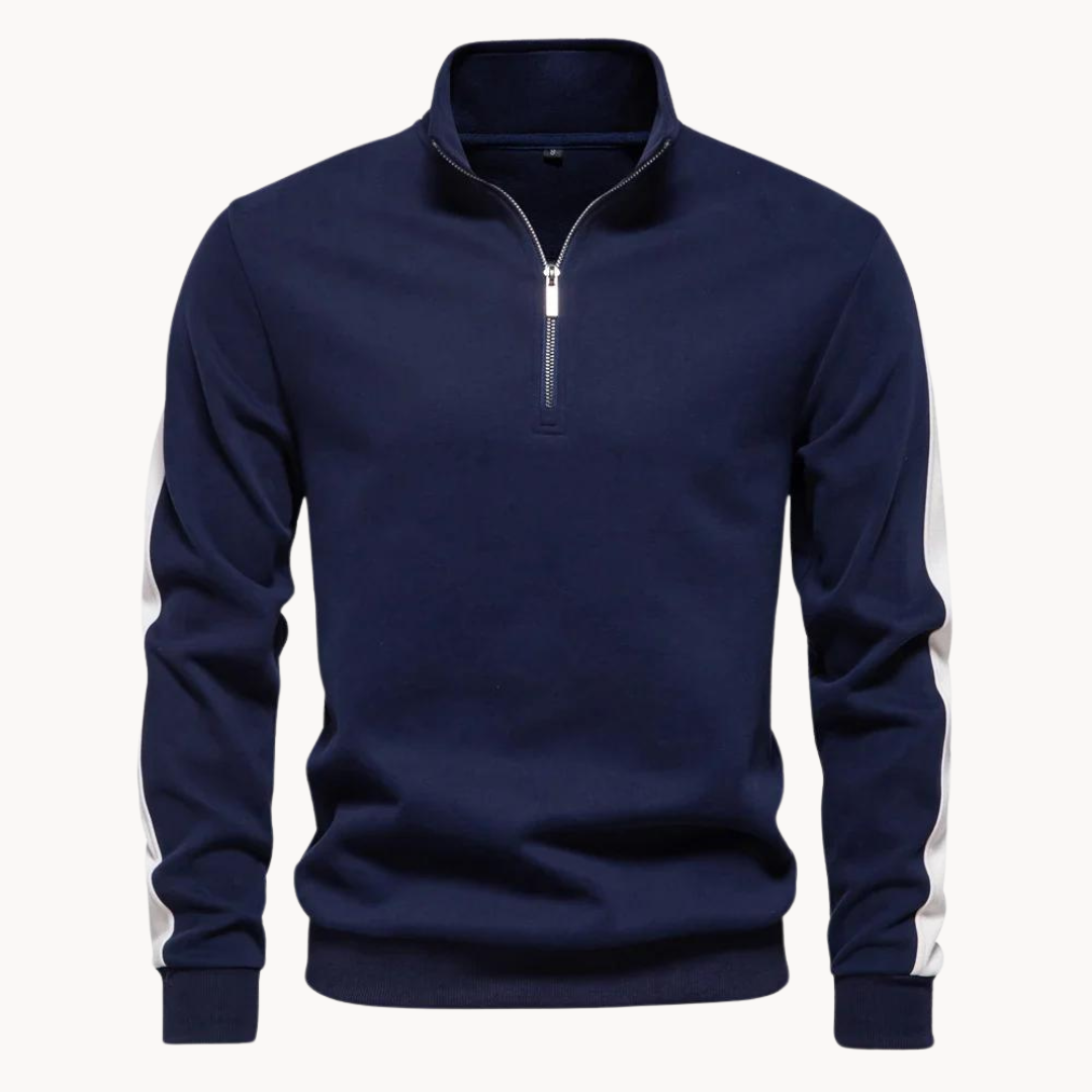 Elegante Pullover Damen | Luxus Sweater Viertelreißverschluss