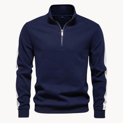 Elegante Pullover Damen | Luxus Sweater Viertelreißverschluss