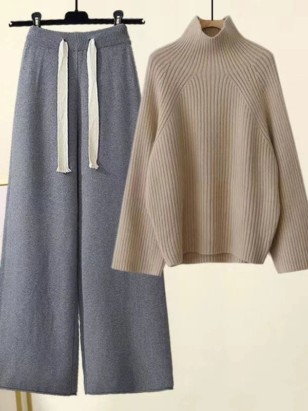 Herbstliche Strickmützen Set Winter Accessoires - IdealeKleiden