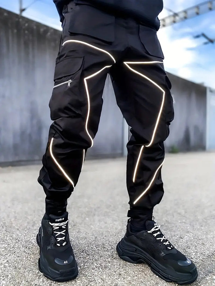 Herrenhose mit Viel Taschen Elegant Design