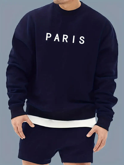 Stylisher Herren Pullover Paris Chic - IdealeKleiden