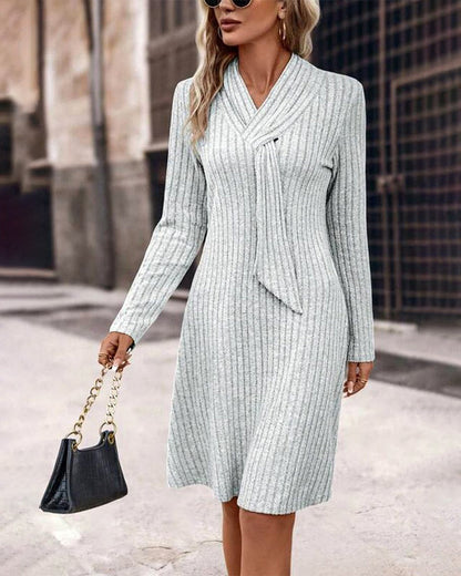 Elegantes A-Linien Kleid Einfach Stilisch