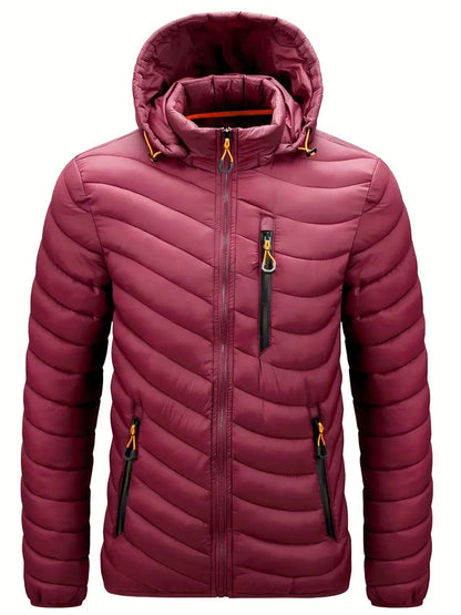 Herren Winterjacke Leicht Isoliert Warm