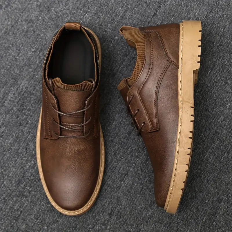 Lederschnürschuhe für Herren Alltag