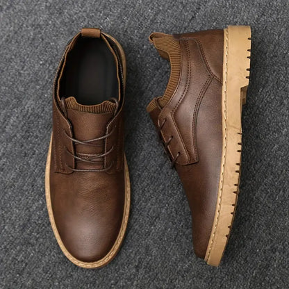 Lederschnürschuhe für Herren Alltag