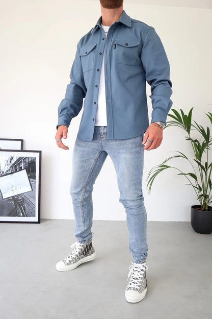 Stilvolle Damenjacke Button Down Style - IdealeKleiden